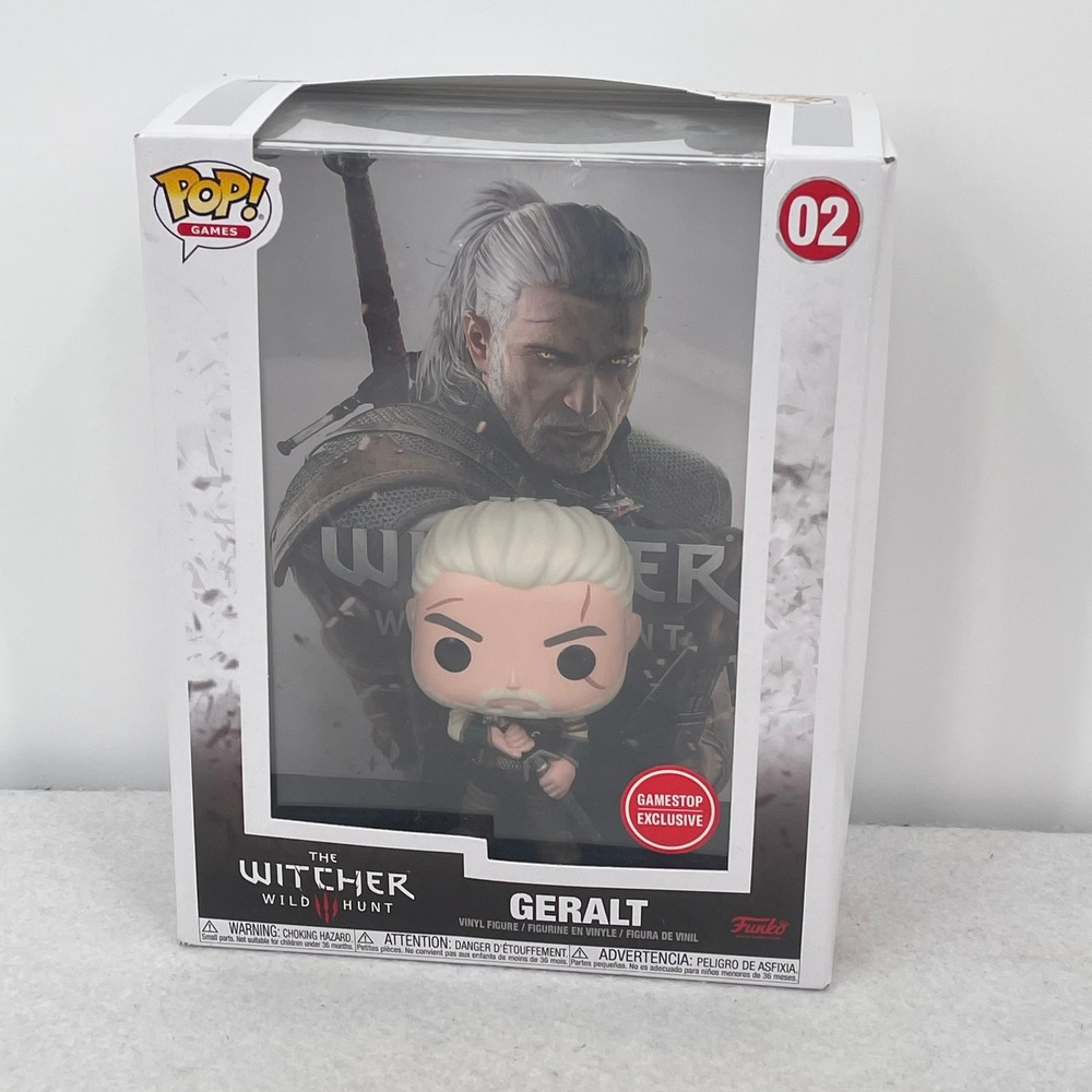 Funko Pop Games The Witcher Wild Hunt Geralt 02 GameStop Exclusive Vinyl Figure